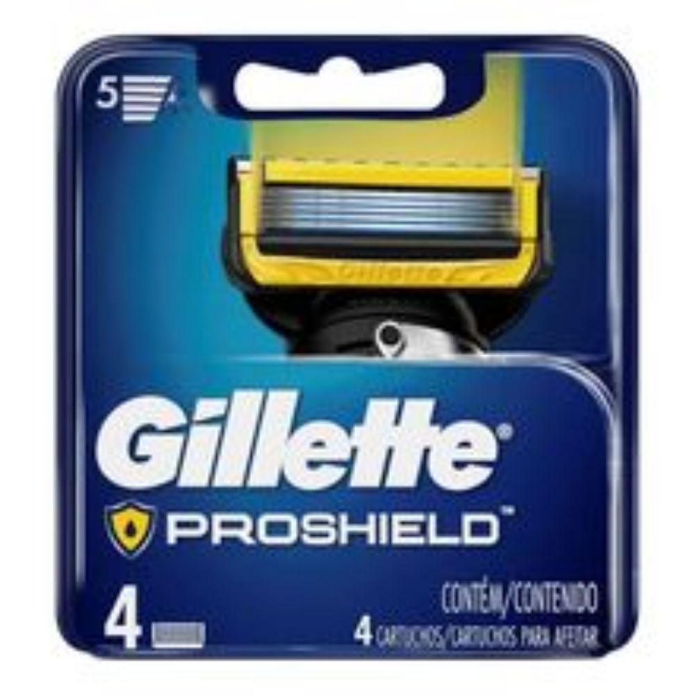 Imagen de Repuesto para máquina de afeitar GILLETTE fusión proshield x4 unds