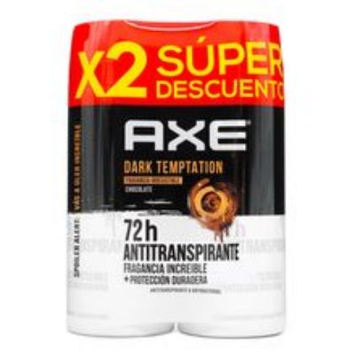 Imagen de Desodorante AXE dark temptation 2 unds x152 ml c/u
