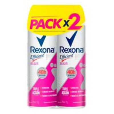 Imagen de Desodorante REXONA eficient aerosol 2 unds x210 ml
