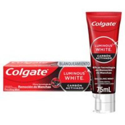Imagen de Crema dental COLGATE luminous white carbón x75 ml