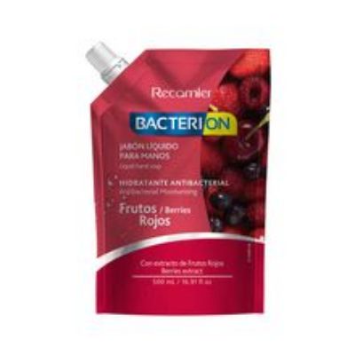 Imagen de Jabón líquido BACTERION frutos rojos x500 ml