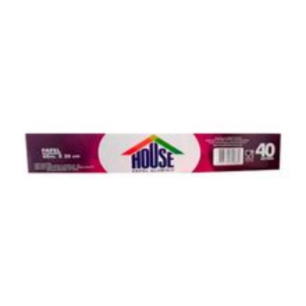 Imagen de Papel aluminio HOUSE x40 mt