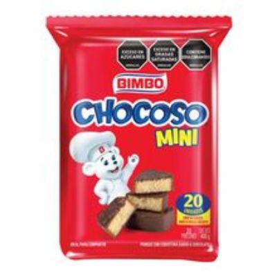 Imagen de Ponqué BIMBO chocoso mini x400 g