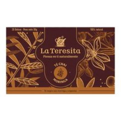 Imagen de Té chai LA TERESITA moringa 20 unds x30 g
