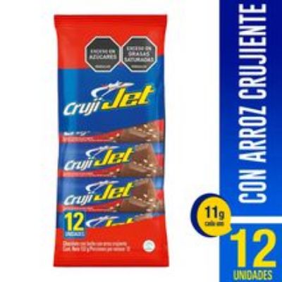 Imagen de Chocolatina JET cruji 12 unds x132 g