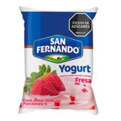 Imagen de Yogurt SAN FERNANDO fresa x1000 ml