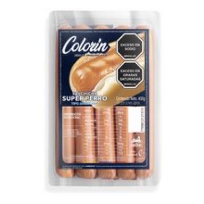 Imagen de Salchicha COLORIN super perro x400 g