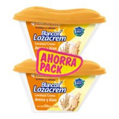 Imagen de Lavaplatos BLANCOX avena y aloe 2 unds x850 g c/u