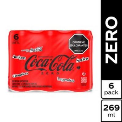 Imagen de Gaseosa ZERO sin azúcar (6 UNIDAD)