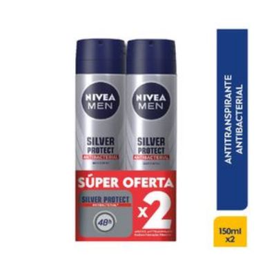 Imagen de Desodorante NIVEA silver protect men spray (300 ml)