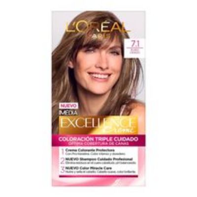 Imagen de Tinte LOREAL excellence rubio cenizo 7.1