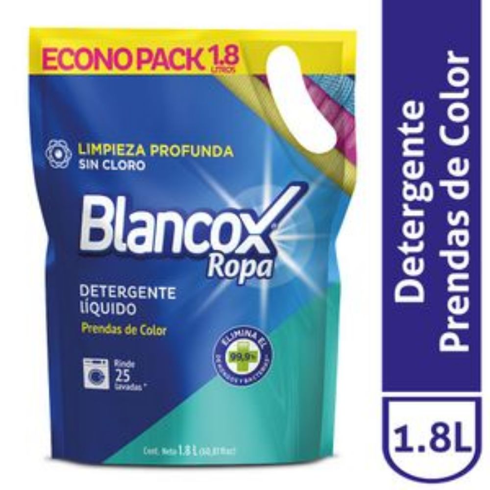 Imagen de Detergente líquido BLANCOX protección color limpieza profunda (1800 ml)