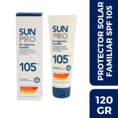 Imagen de Protector solar SUN PRO familiar FPS 105 (120 ml)