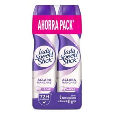 Imagen de Desodorante mujer LADY SPEED STICK spray derma aclarado nácar (182 gr)