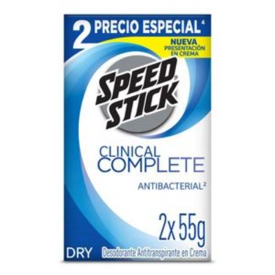Imagen de Desodorante SPEED STICK clínico antibacterial crema (110 gr)