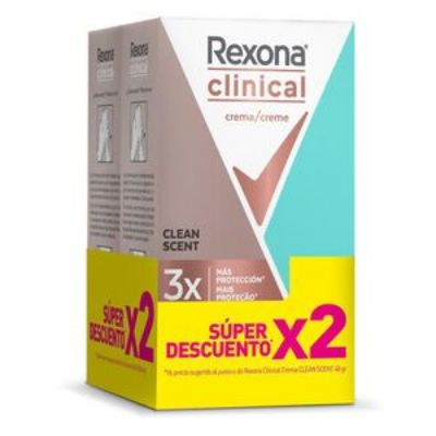 Imagen de Desodorante REXONA clinical clean scent crema (96 gr)