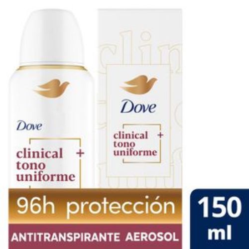 Imagen de Desodorante DOVE aerosol clinical tono uniforme (150 ml)
