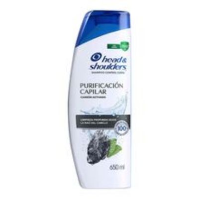 Imagen de Shampoo HEAD & SHOULDES purificación capilar carbón activado x650 ml
