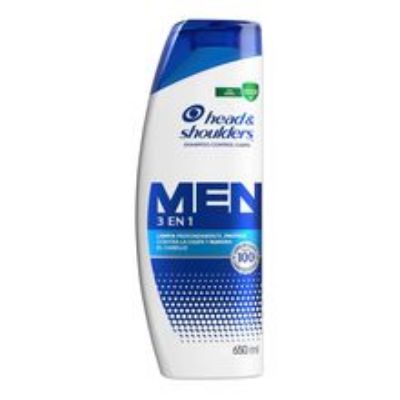 Imagen de Shampoo HEAD & SHOULDERS 3 en 1 men x650 ml