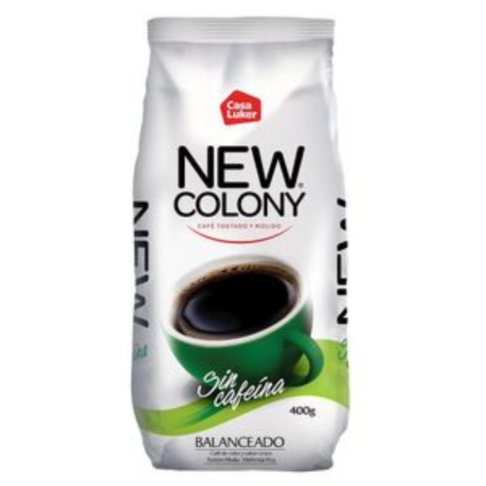 Imagen de Café NEW COLONY molido descafeinado (400 gr)