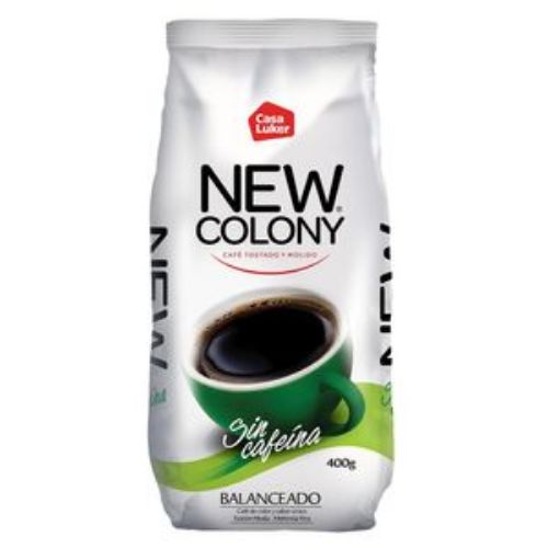 Imagen de Café NEW COLONY molido descafeinado (400 gr)