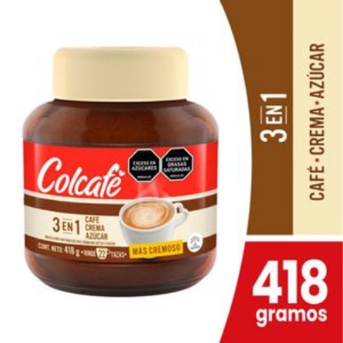 Imagen de Café COLCAFE 3 en 1 más cremoso (418 gr)