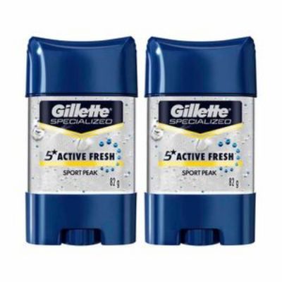 Imagen de Desodorante GILLETTE pack gel active fresh sport peak (164 gr)