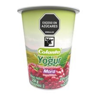 Imagen de Yogurt COLANTA mora x200 g