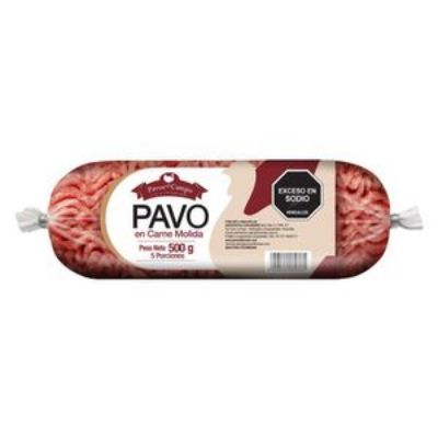 Imagen de Carne molida de pavo PAVOS DEL CAMPO paquete (500 gr)