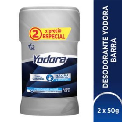 Imagen de Desodorante YODORA hombre barra total control (100 gr)