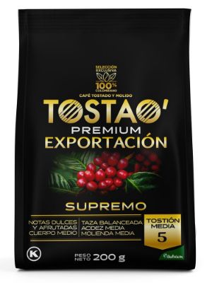 Imagen de Café TOSTAO tostado supremo (200  gr)