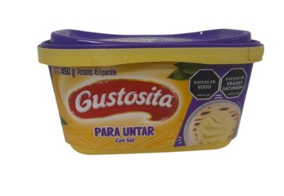 Imagen de Margarina GUSTOSITA esparcible vaso ideal para mesa (450 gr)