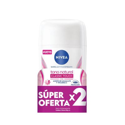 Imagen de Desodorante NIVEA aclarante stick tono natural (100 gr)