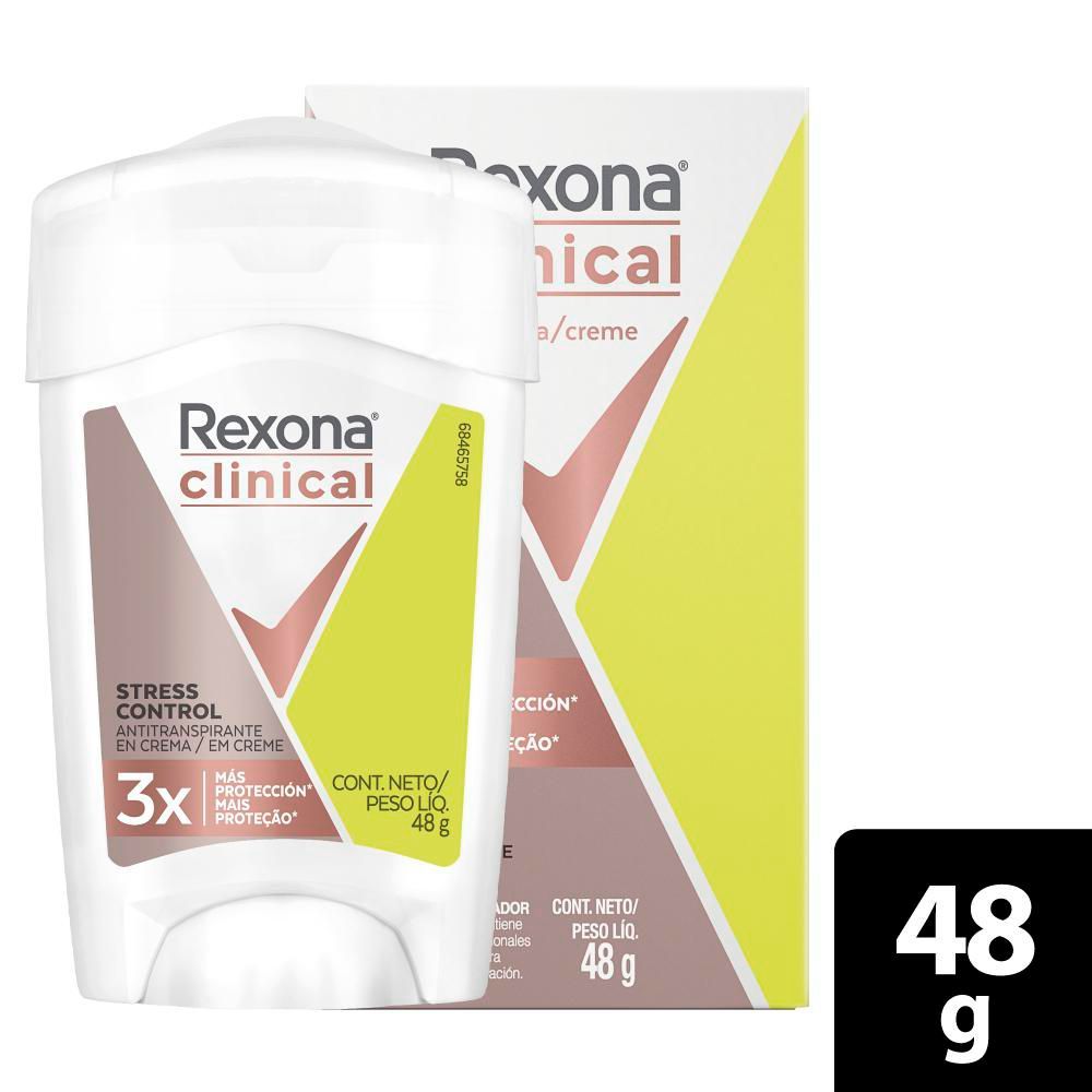 Imagen de Desodorante REXONA clinical stress control crema (48  gr)