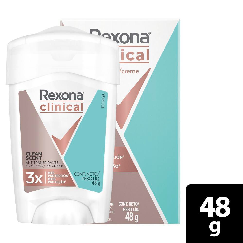 Imagen de Desodorante REXONA clinical clean scent crema (48  gr)