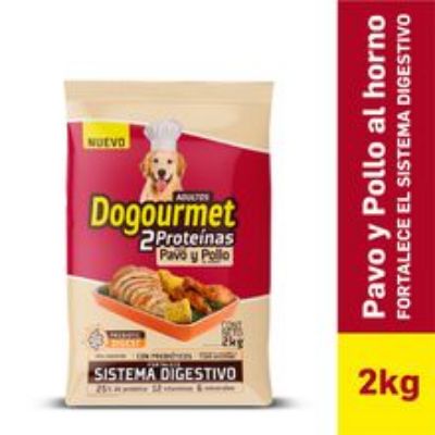 Imagen de Alimento para perro DOGOURMET pavo y pollo x2000 g