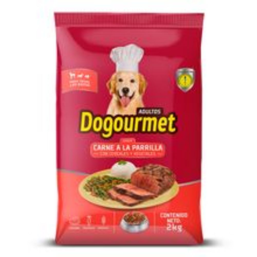 Imagen de Alimento para perro DOGOURMET adultos carne a la parrila x2000 g