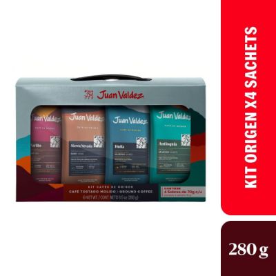 Imagen de Café JUAN VALDEZ kit x4 sachets origen (280  gr)