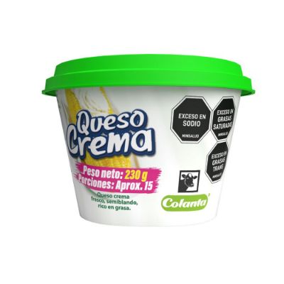 Imagen de Queso crema COLANTA fresco semiblando (230  gr)