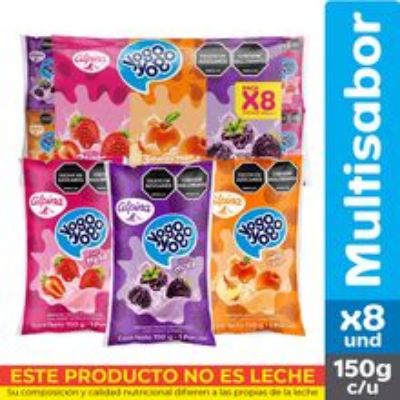 Imagen de Yogo yogo ALPINA Multisabor 8 unds x150 g c/u