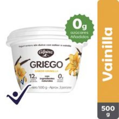 Imagen de Yogurt griego ALPINA vainilla x500 g