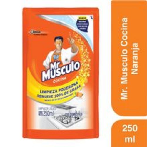 Imagen de Quitagrasa MR MUSCULO naranja x250 ml