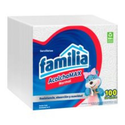 Imagen de Servilletas FAMILIA acolchamax x100 unds