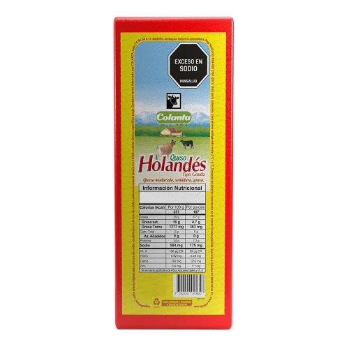 Imagen de Queso COLANTA holandés porcionado en tienda