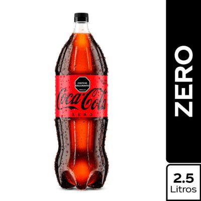 Imagen de Gaseosa Coca Cola ZERO botella familiar (2500  ml)
