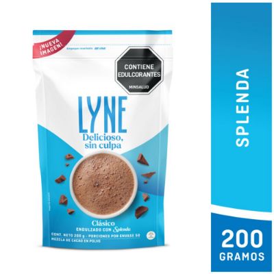 Imagen de Chocolate LYNE endulzado (200  gr)