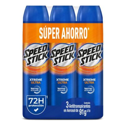 Imagen de Desodorante hombre SPEED STICK xtreme ultra aerosol x3und (273  gr)