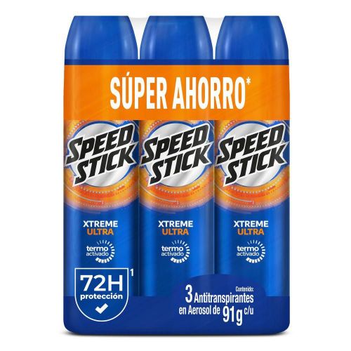 Imagen de Desodorante hombre SPEED STICK xtreme ultra aerosol x3und (273  gr)