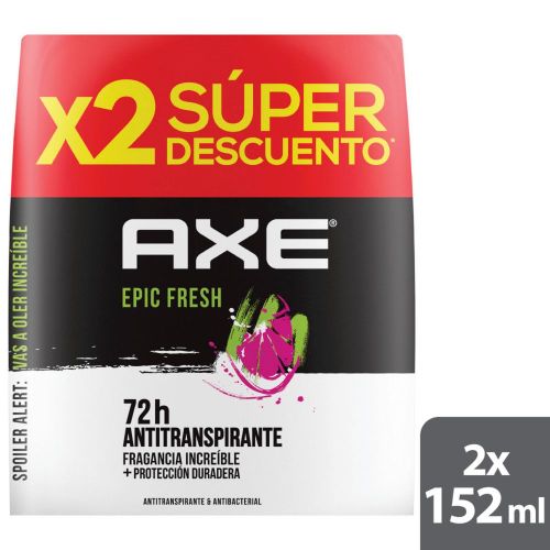 Imagen de Desodorante AXE aerosol epic fresh (304  ml)