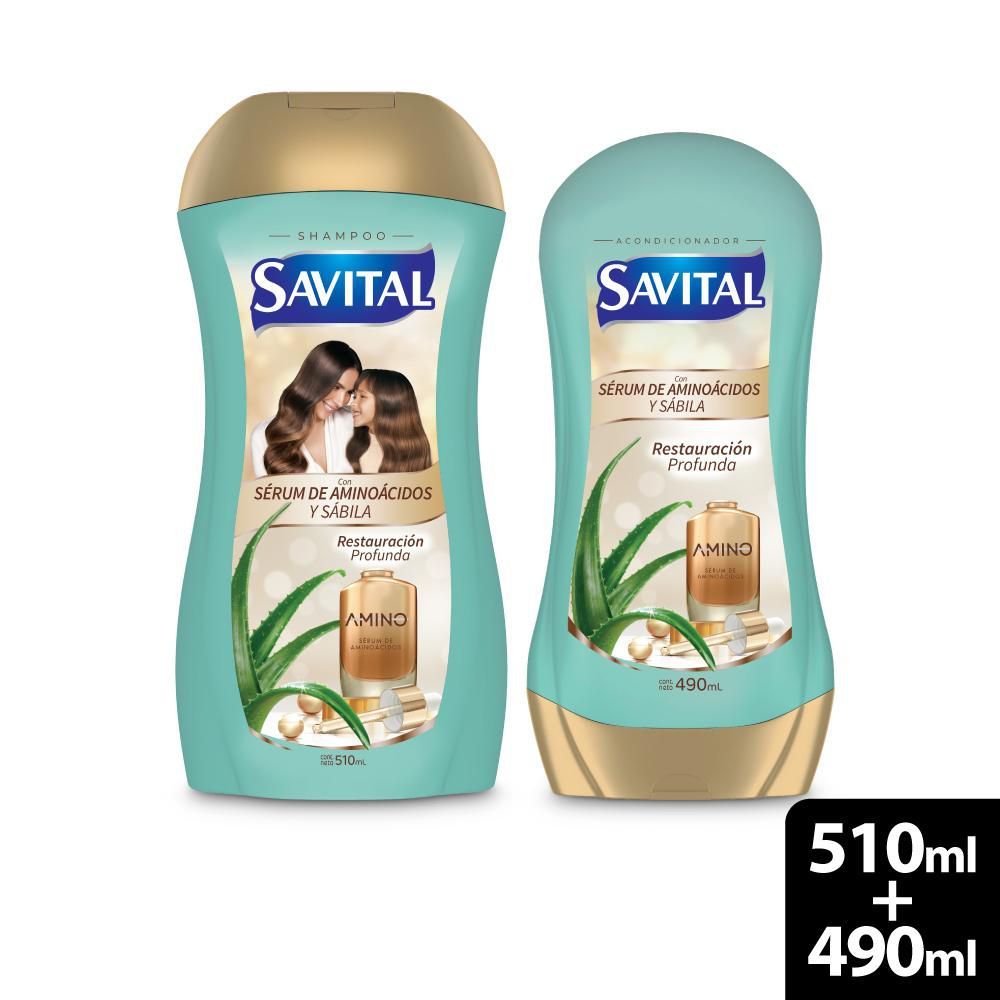 Imagen de SHAMPOO SAVITAL AMINOACIDOS (1000  ml)